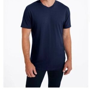 Swet Tailor Softest‎ V Neck T Shirt In Black Supima Cotton Unisex Size XXL NEW